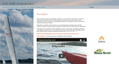 Desktop Screenshot of pohjantahtisailing.com
